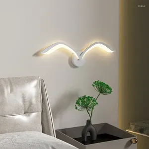 Wall Lamp Creative Bird Nordic Stairway Corridor Bedhead Background Company Front Desk Minimalist Light