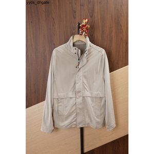 Loro Piano Jackets Jaqueta masculina de couro de vaca LEF8