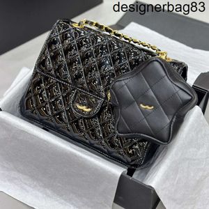 Patent Leather Star Backpack Stylish Women Shoulder Bag 24 leather diamond plaid Gold Hardware Metal Buckle Luxury handbag matelasse Chain crossbody purse sacoche