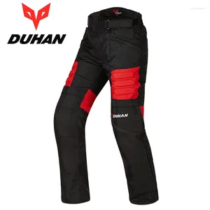 Motorcycle Apparel Men's Windproof DUHAN Pants Motorbike Racing Trousers Moto Protective Gear Motocross Knee