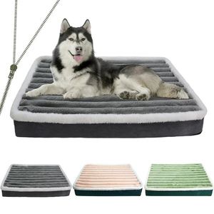 Dog Bed Mat with Zipper Remolvable Pet Mattress for Dog Sleeping Mat Washable Dog Mattress Pet Pad Cushion for Small Medium Pet 240123