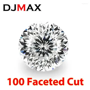 Loose Gemstones Round 100 Faceted Cut Moissanite Stones 0.5-5 Carat D Color Russian Bird's Nest Diamonds Stone With GRA