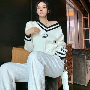 Designer Sweater Women Sweaters 2024 Design Pullover Sweaters Jumper Embroidery Print Sweater Knitted Classic Knitwear Keep Warm Jumpers