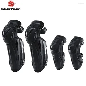 Motorcycle Armor CE2 Scoyco Motocross Knee Pads Elbow Protector Biker Riding Protective Gear Moto Racing Prevention Supplies TPU EVA