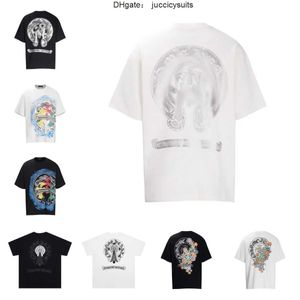 Mode CH Kleidung Designer T-Shirts Luxus Casual T-Shirt 2023ss Herz Cro Sex Records Graffiti Limited Sanskrit Kurzarm Preis Männer Frauen T-Shirt zum Verkauf O8YQ