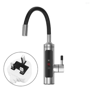 Kitchen Faucets Electric Cold Mixer Tap 3000W Tankless Water Heater 360 Degree Rotation Fast Heating Touch Control For Bathroom