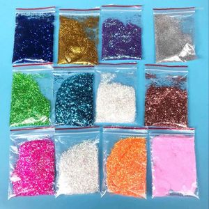 Decorazione per feste 10g PET polvere glitterata trasparente riempitivo per palloncini a bolle paillettes rotonde decorazioni per la casa dorate coriandoli per palla Bobo