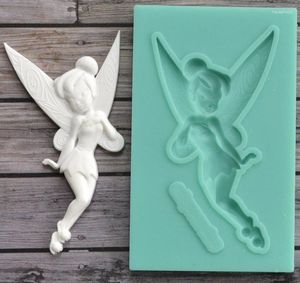 Baking Moulds Yueyue Sugarcraft 1 Piece Fairy Silicone Mold Fondant Cake Decorating Tools Chocolate Gumpaste