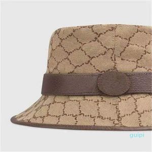 Modedesign brev hink hatt för mäns kvinnors vikbara mössor svart fiskare strand sol visir breda randen hattar fällning 2430