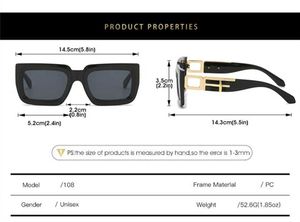 OFF W Fashion Sonnenbrille Luxus Offs White Designer für Männer und Frauen cooler Stil heiße Mode klassische dicke Platte schwarz weiß quadratischer Rahmen Brillen Off-Man-Brille 8YI GY