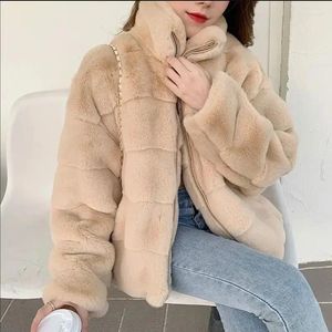 Frauen Pelz Nerz Teddy Mantel Warme Jacke Für Frauen Mäntel Winterbekleidung Solide Winter 2024 Mode Faux