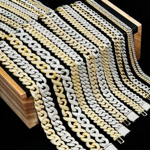 Gioielleria raffinata Bianco Giallo Quadrato di grandi dimensioni Marchesa Raggruppato Moissanite Diamante Bracciale a catena da tennis Collana con montatura