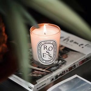 Senior Romantic Scented Candles France Fragrance Mood Diffuser Fresh Light Home Lasting Air Companion Aroma Gift 240122