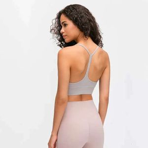 Lu-19 Fitness Sport-Bh Für Frauen Push Up Solide Backless Yoga Lauf Gym Training Workout Femme Gepolsterte Unterwäsche Crop Tops fem Hohe