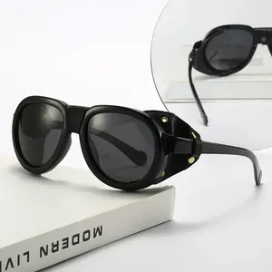 Sunglasses Retro Men's Polarized Trend Punk Windproof Glasses Outdoor Riding Eye Protection Sunscreen