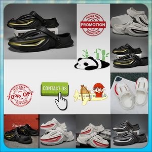 Designer Casual Platform Half Pack Hausschuhe Sommer Damen Regenbogen Slides Sandalen Rutschfeste, verschleißfeste Memory-Sandalen, weiche, dicke Kissen-Slipper