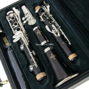 Buffet Crampon RC Bb Clarinete de alta qualidade BC1114-2-0 Bb Tune Ebony Wood Sliver banhado a 17 teclas com estojo frete grátis