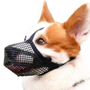 Dog Collars Muzzle | Soft Mesh Covered Mouth Guard For Dogs Adjustable Anti-bite Small Medium Large