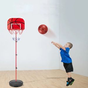 Basketställen leksaksbarn som spelar utomhussport justerbar stativ korghållare hoop mål spel mini inomhus barn gård spel leksak 240118