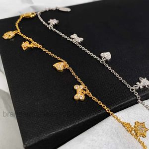 Designer Luxury Jewelry Vivienenwestwoods Satellite Viviane Westwood Empress Dowager Xis Sparkling Diamond Saturn Heart Hexagonal Star Skull Armband Light Lux