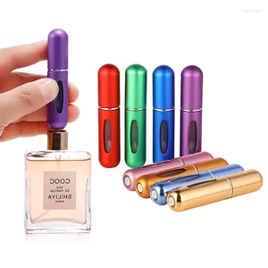 Bottiglie di stoccaggio 5ML Contenitori cosmetici per profumi atomizzatore vuoti riutilizzabili da viaggio portatili Mini Spray Conveniet per viaggiatori