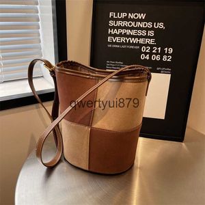 Shoulder Bags Autumn and Winter Suede Face Bag 2023 New Womens Bag Popular Crossbody Bag Super Hot One Shoulder Bucket BagH2422