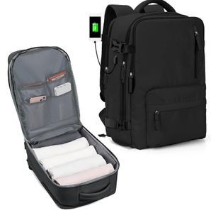 Mochila feminina para laptop à prova d'água viagem lazer mochila sapato empresa com mochila de computador de 15 polegadas 240202