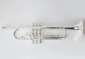 Stradivarius Top Trumpet TR600 Music instrument Bb Trumpet gold plated professional grade music Free