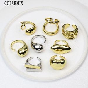 Cluster Rings 10Pcs Fashion Design Geometric Open Openable Finger Accessories Adjustable Classic Women Gift 20240