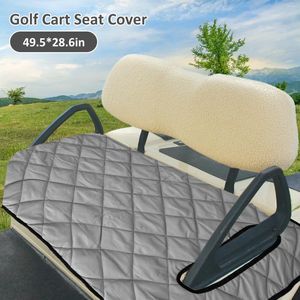 Assento de carro cobre carrinho de golfe capa macia antiderrapante toalha respirável cobertor para a maioria dos carrinhos de 2 lugares
