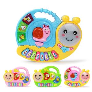 2 typer baby musik tangentbord pianotrumma med djurljud låtar tidiga pedagogiska för barn musikinstrumentleksaker 240131