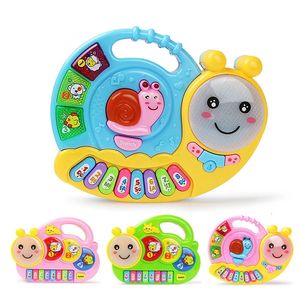 2 typy Baby Music Keyboard Piano Bęben z Animal Sounds Piosenki Early Educational for Kids Musical Instrument Zabawki 240131