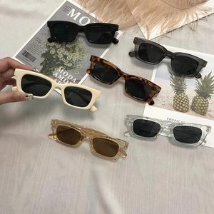 Outdoor Eyewear Retro Small Square Frame Sunglasses Women Sun Glasses Girl Driver Goggles Car Accessories