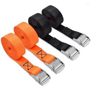 Storage Bottles Lashing Straps Tie Down With Zinc Alloy Cam Lock Buckle Up For Cargo Gear Bikes & More (4 Pack)