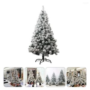 Christmas Decorations Artificial Tree Xmas Decor Flocked Delicate Classic Ornament Pvc Exquisite Simulation