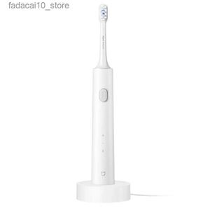 Spazzolino da denti Spazzolino elettrico per adulti spazzolino intelligente colore USB ricarica testina spazzolino impermeabile JT232628 Q240202