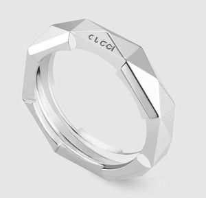 Mode-Ring 925 Ring Sterling Silber Ringe Link to Love Ohrstecker Ringe für Herren und Damen Party Hochzeit Verlobung Schmuck Liebhaber Geschenk Ring neu 24