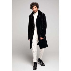 Amerikanska legendariska Bojia Mei BlackGlama Mink Coat Ben Black Men JQ3A