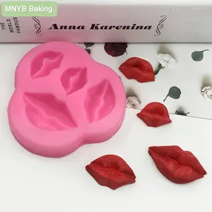 Baking Moulds Lips Silicone Mould Fondant Chocolate Making Tool Cake Dessert Decoration Jelly Candy Pudding Kiss Mold