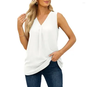 Women's Blouses Top Fine Sewing Craft Tops Perfect Fitting Sleeveless Style Women Blouse Workwear