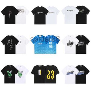 Męskie damskie Trapstar T Shirt Designer Tiger Head Shirts For Men Graphic Short Sleeve TEE Summer Street Sports Ubrania