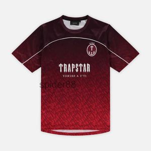 Męskie projektanty koszulki Trapstar Mesh Football Jersey Fashion Classic Style T-shirt niebieski czarny czerwony mężczyźni sportowa odzież WJ5J WJ5J AJ23