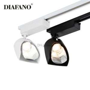 Luzes de trilha Conjunto completo de luz de trilha LED Spotlight 85V-220V 20W 30W Rail Spot Light Lâmpada LED luminária de pista para casa Loja de roupas YQ240124