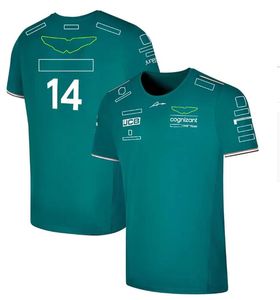 F1 Formuła 1 T-shirt z krótkim rękawem Ubrania zespołu drużynowy Nowy produkt wyścigowe wyścigowe koszulka okrągła okrągła szyja można dostosować