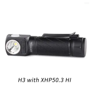 Фонари Convoy H3 XHP50.3 HI Многофункциональный фонарик Головной свет 21700 Фонарик Type-c Интерфейс зарядки