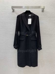 Czarne sukienki do kobiety designerska sukienka elegancka impreza temperamentu długie rękawowe szczupłe fit biodra spódnica moda sukienka dla kobiet projektantów damskich ubrania damskie