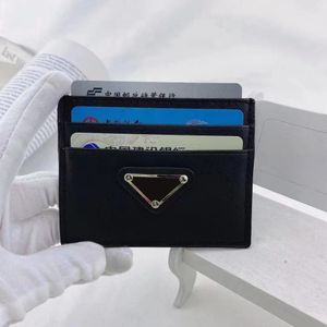 Triangelmynt Purses Luxury Card Holders Designer Key Wallet Womens Purse Mens Fashion Wallet Läderkort Fall med Box Mini Key Pouch Passport Holder Cardholderholder
