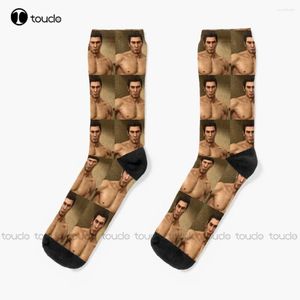 Damensocken Big Kiryu Majima Goro Yakuza Ryu Ga Gotoku für Männer, personalisierbar, Unisex, Erwachsene, Teenager, Jugendliche, 360°-Digitaldruck