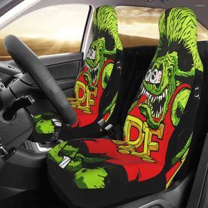 Coprisedili per auto The Rat Fink Cover Stampa personalizzata Set di cuscini accessori per protezione anteriore universale