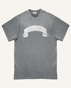 苦しめられたTシャツの男性女性1品質の特大の破壊されたプリントTシャツTOPS TEE半袖3416848
